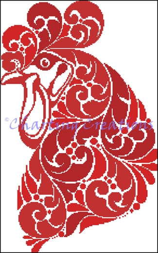 Year Of The Rooster Silhouette